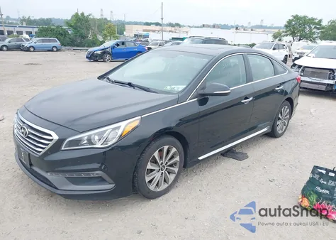 2017 Hyundai Sonata Sport из США, поврежденный, VIN 5NPE34AF0HH437826